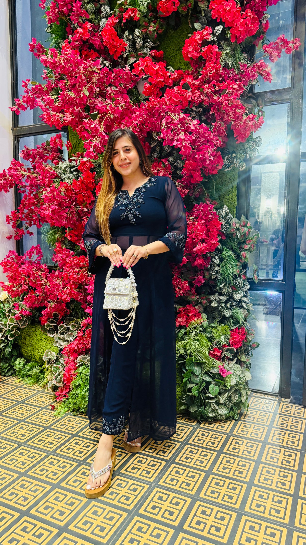 Midnight Vine Navy Blue Suit