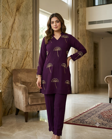 Wine Rakhi Co-Ord