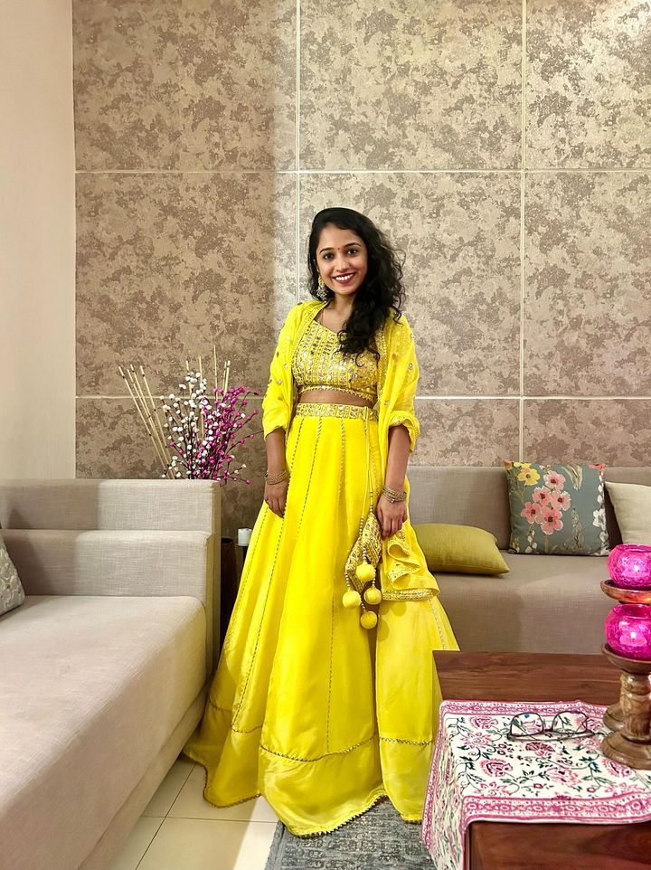 Lemon Yellow Lehenga