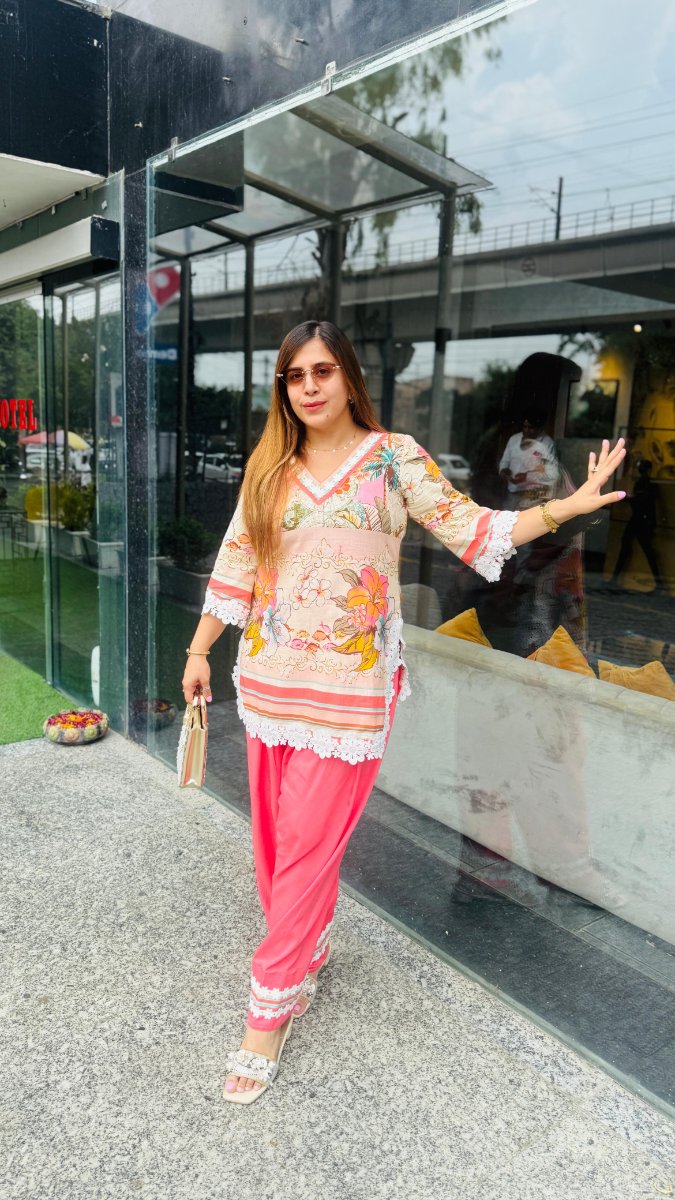 Date The Floral Farshi Co-Ord