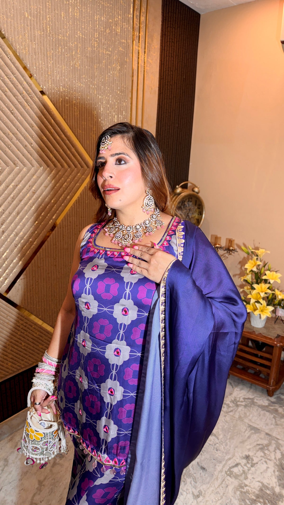 Purplicious Garara Suit