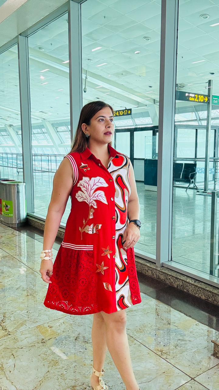 Every Red-dy Shirt Dress