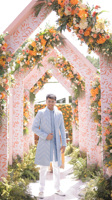 Mirror in Sky Indo Western