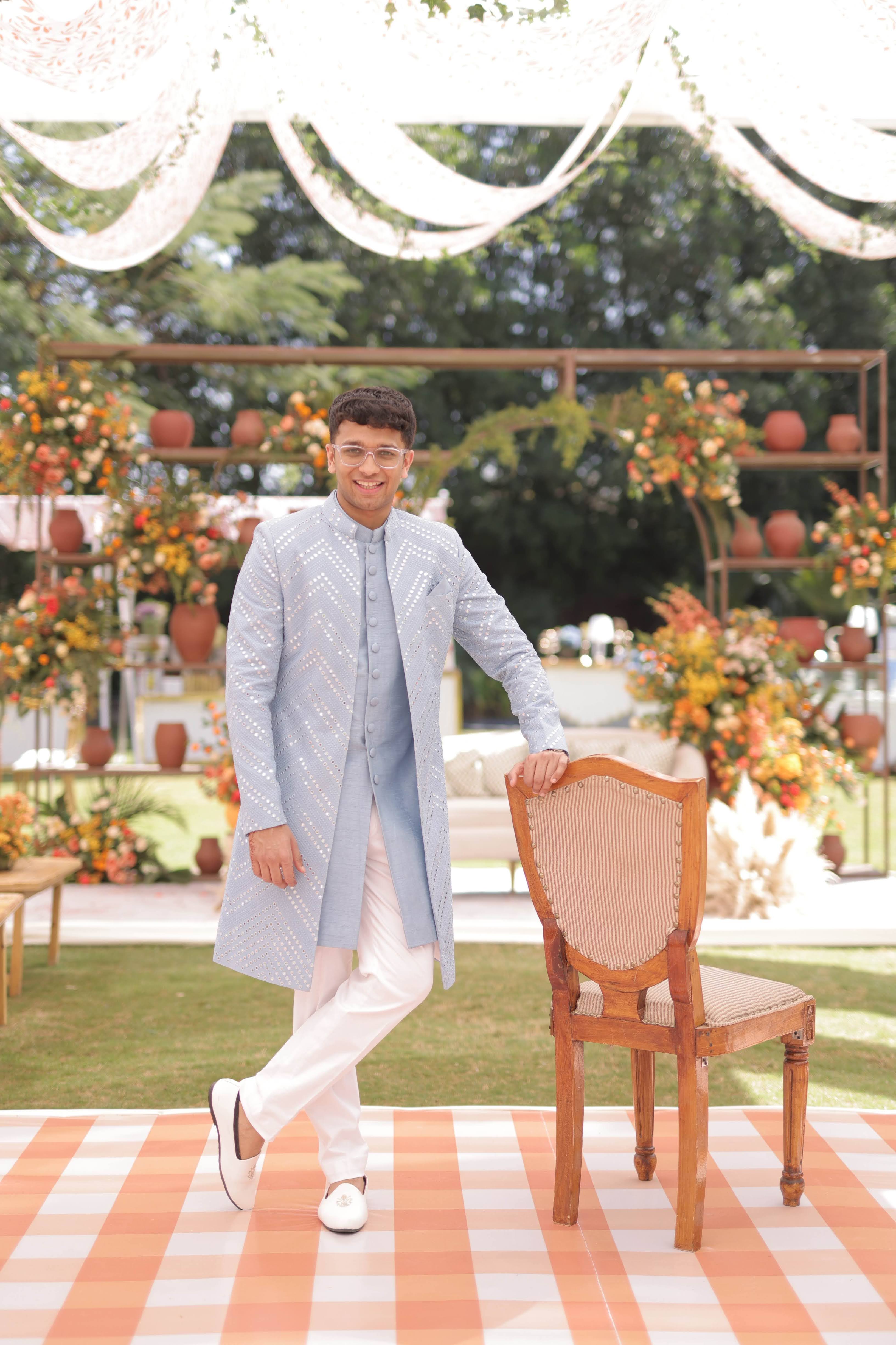 Mirror in Sky Indo Western