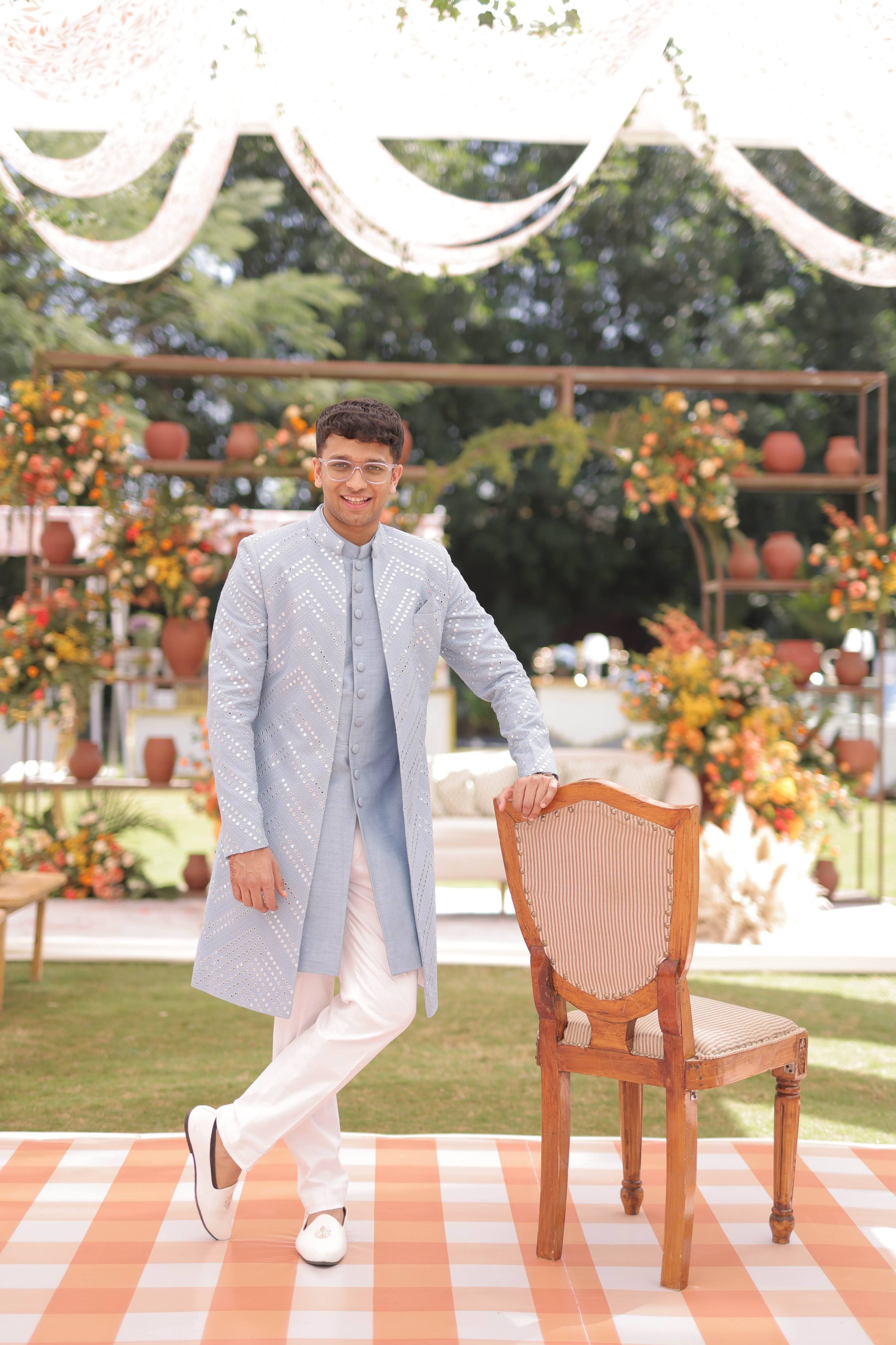 Mirror in Sky Indo Western