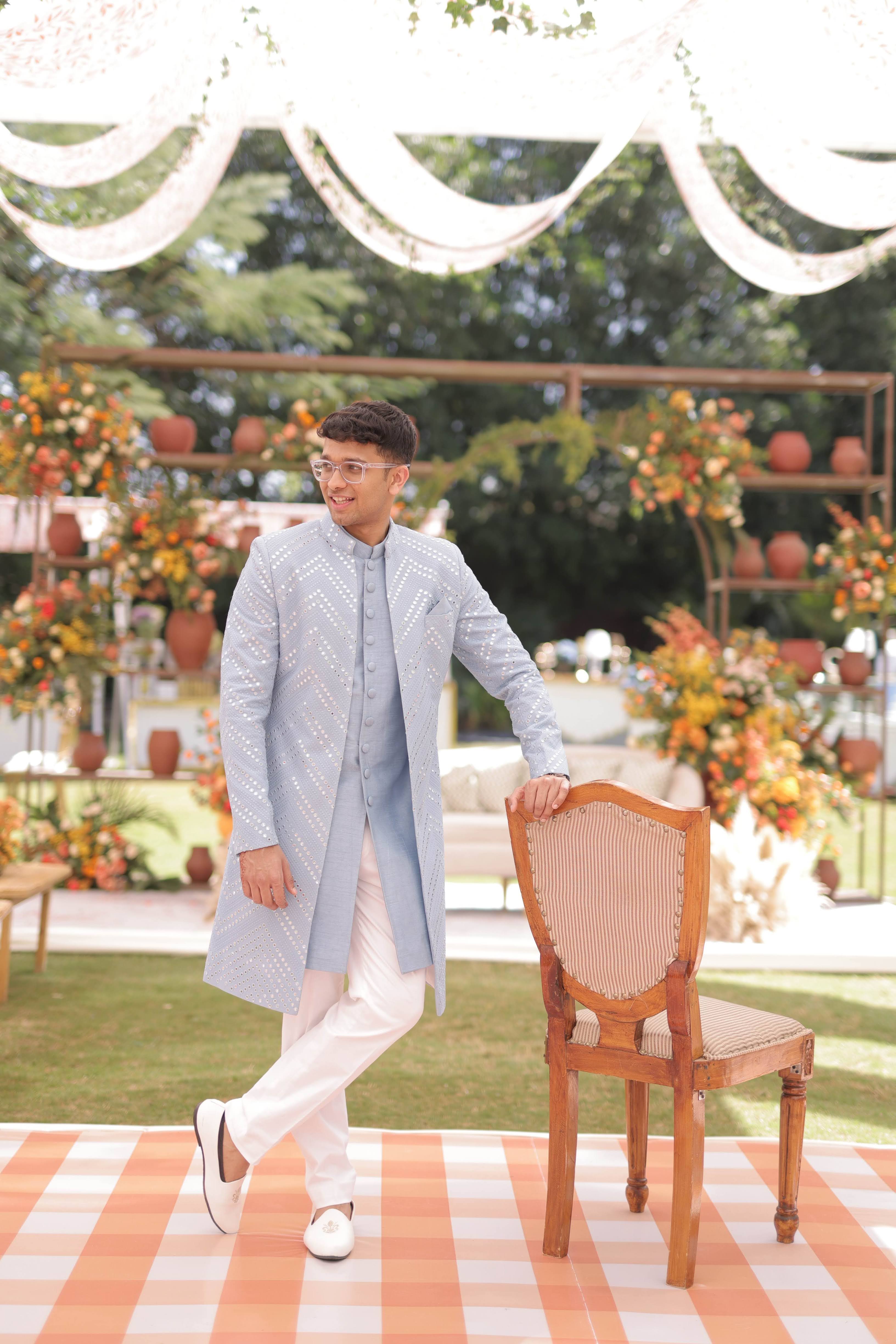 Mirror in Sky Indo Western