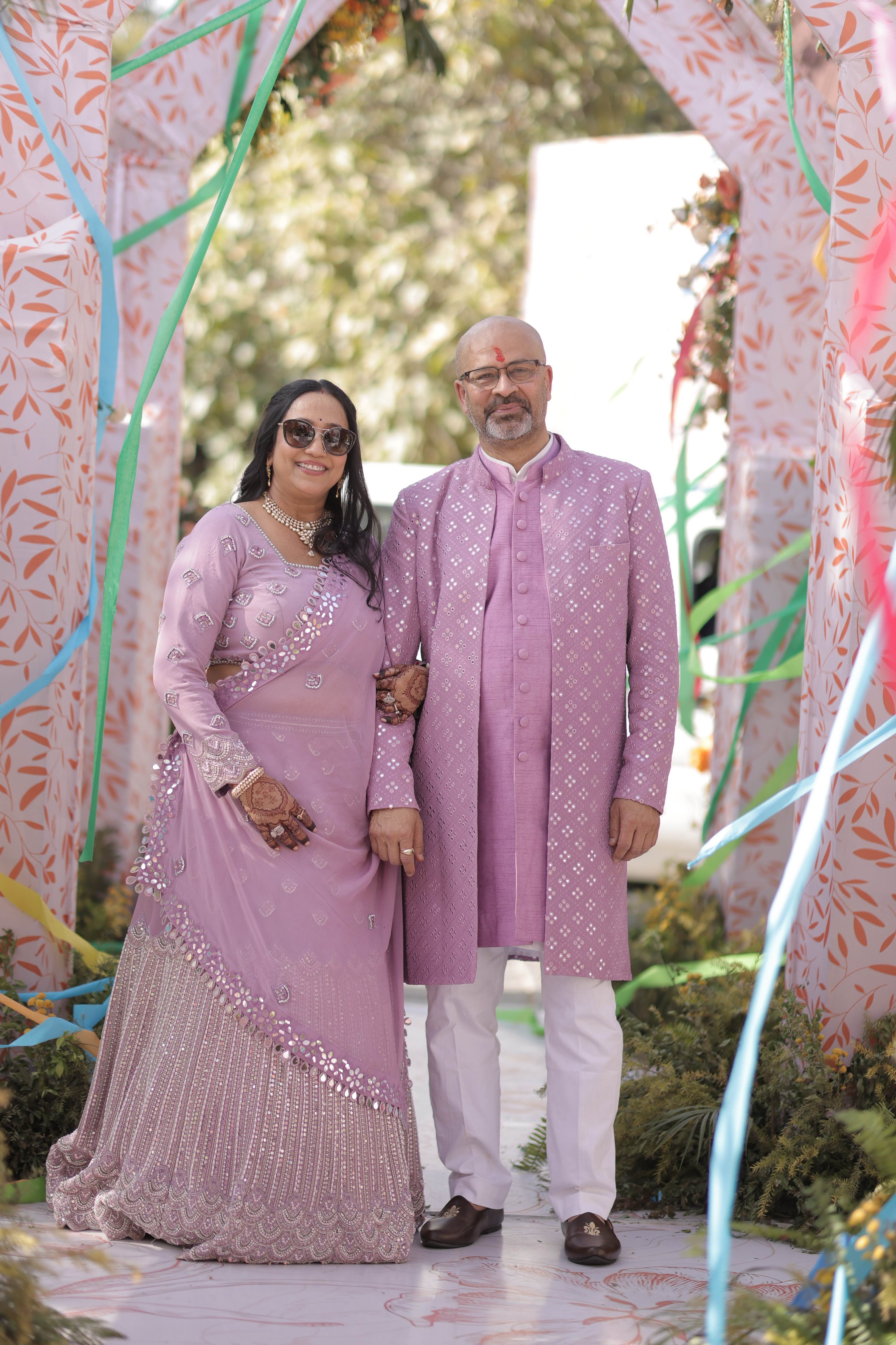 Lilac Mirror Dreams Kurta Set