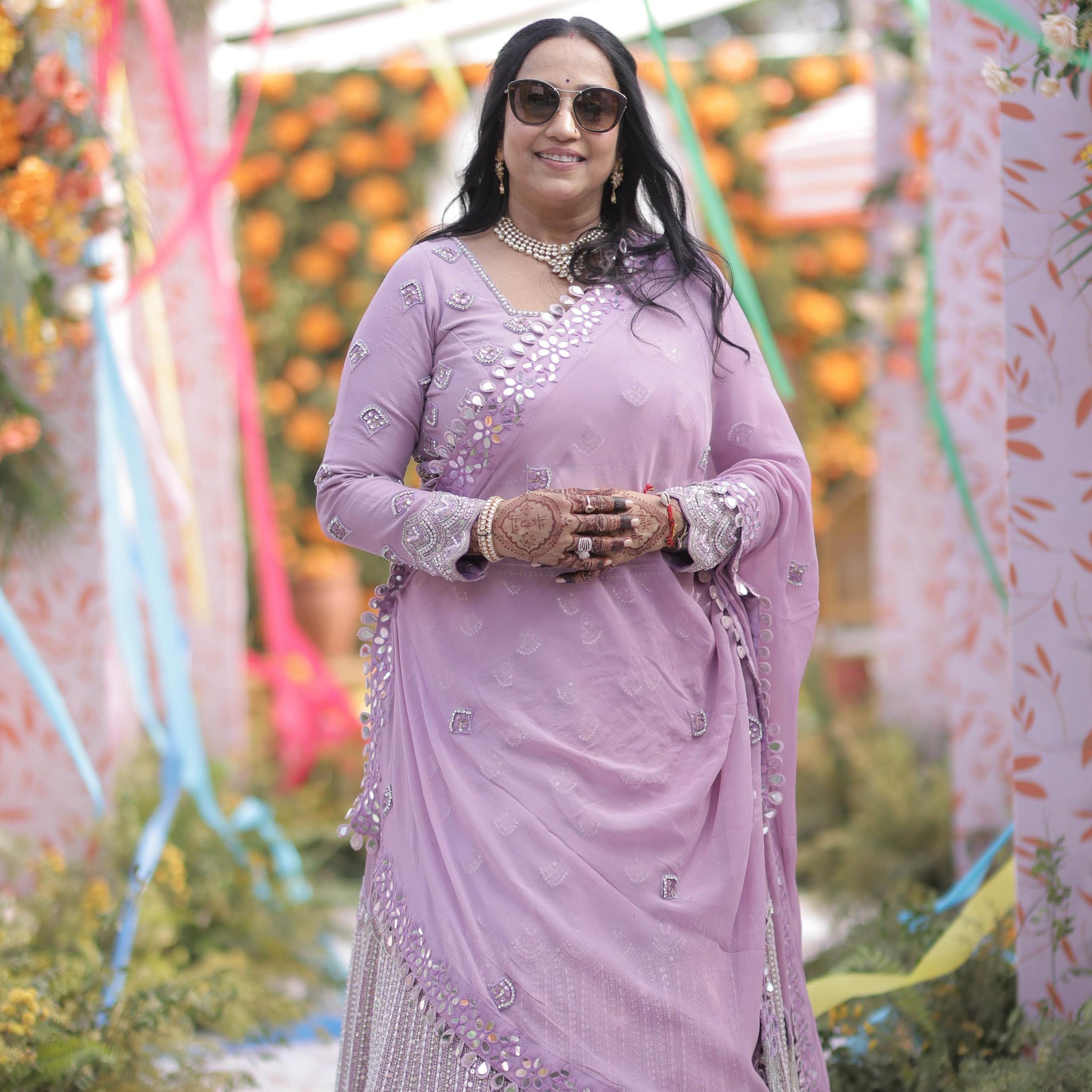 Lilac Dreams Lehenga