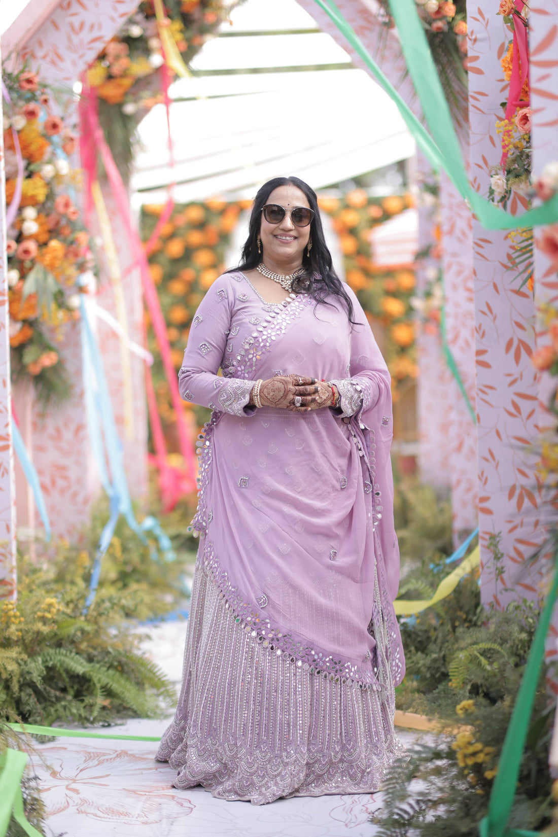 Lilac Dreams Lehenga