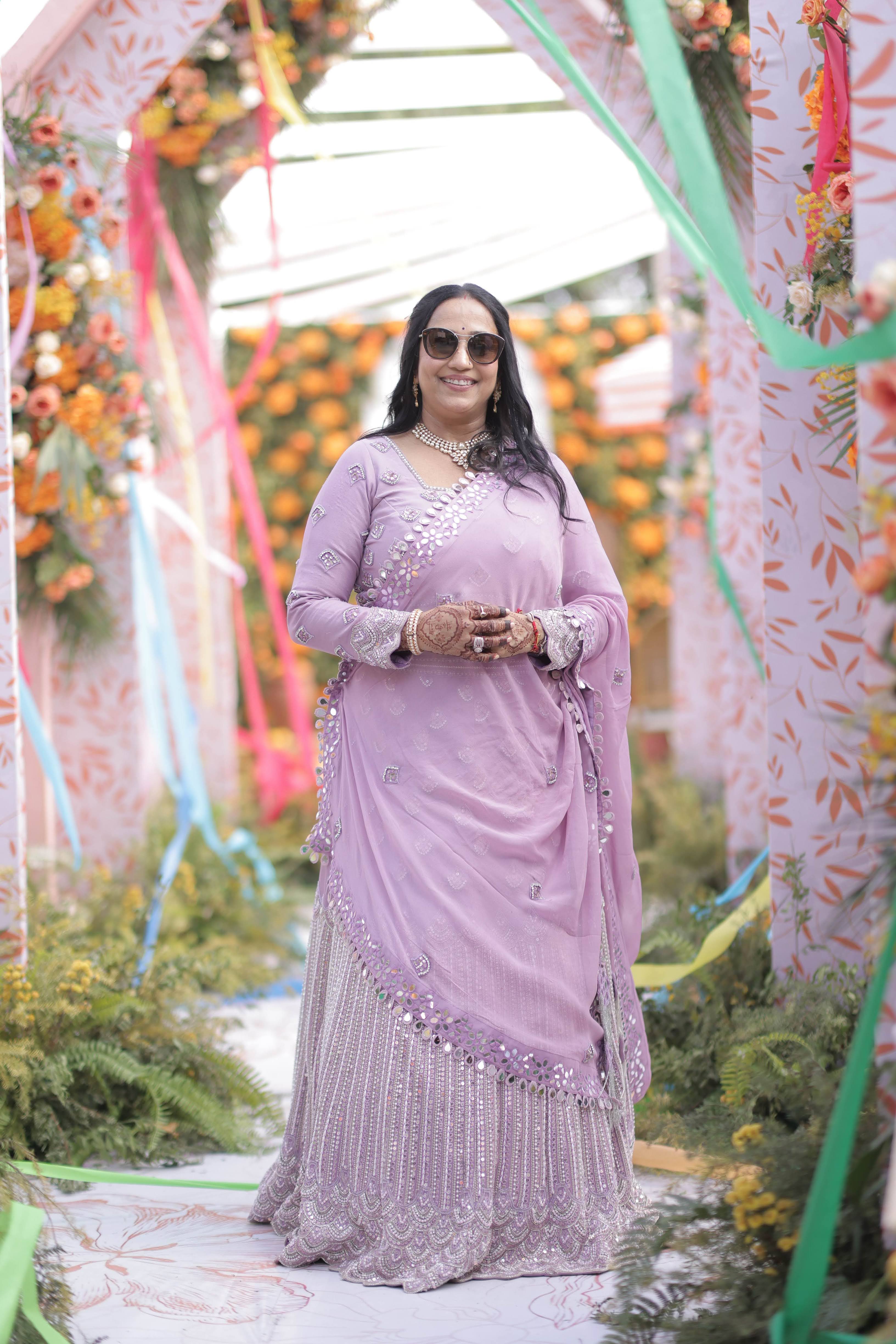 Lilac Dreams Lehenga