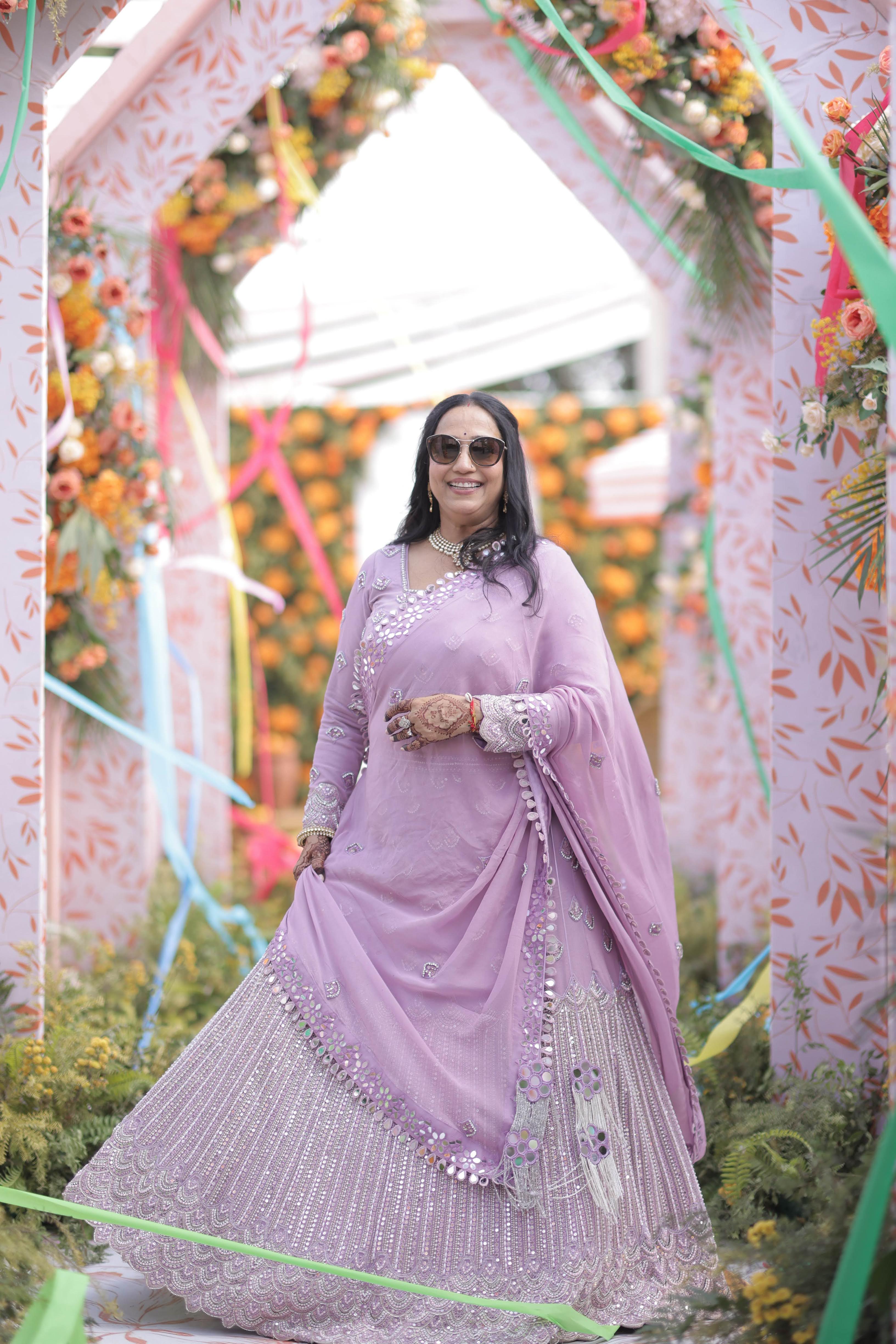 Lilac Dreams Lehenga