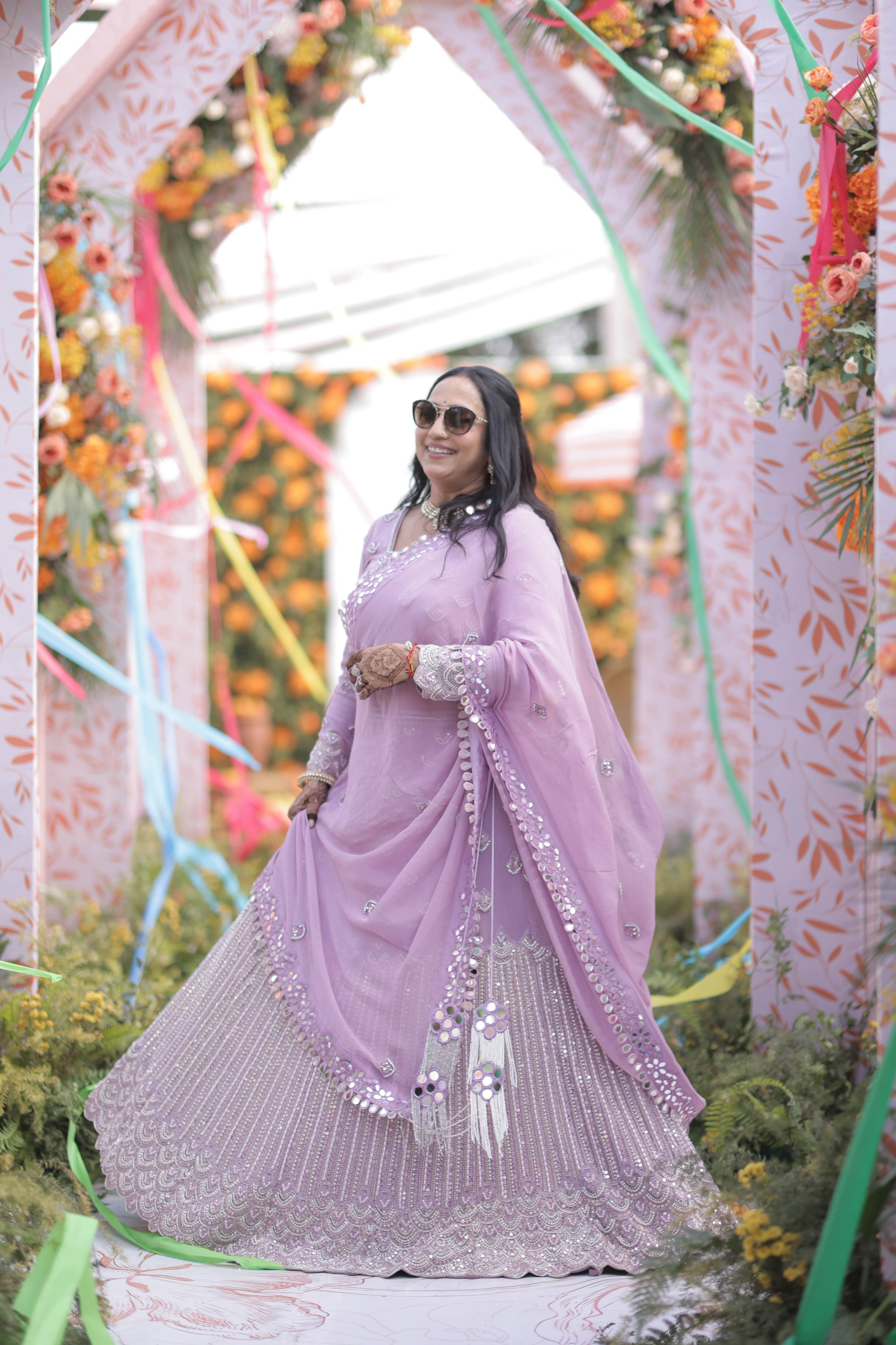 Lilac Dreams Lehenga