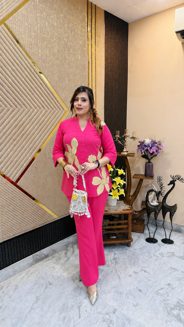 Gulabi Bloom Pink Co-Ord Set