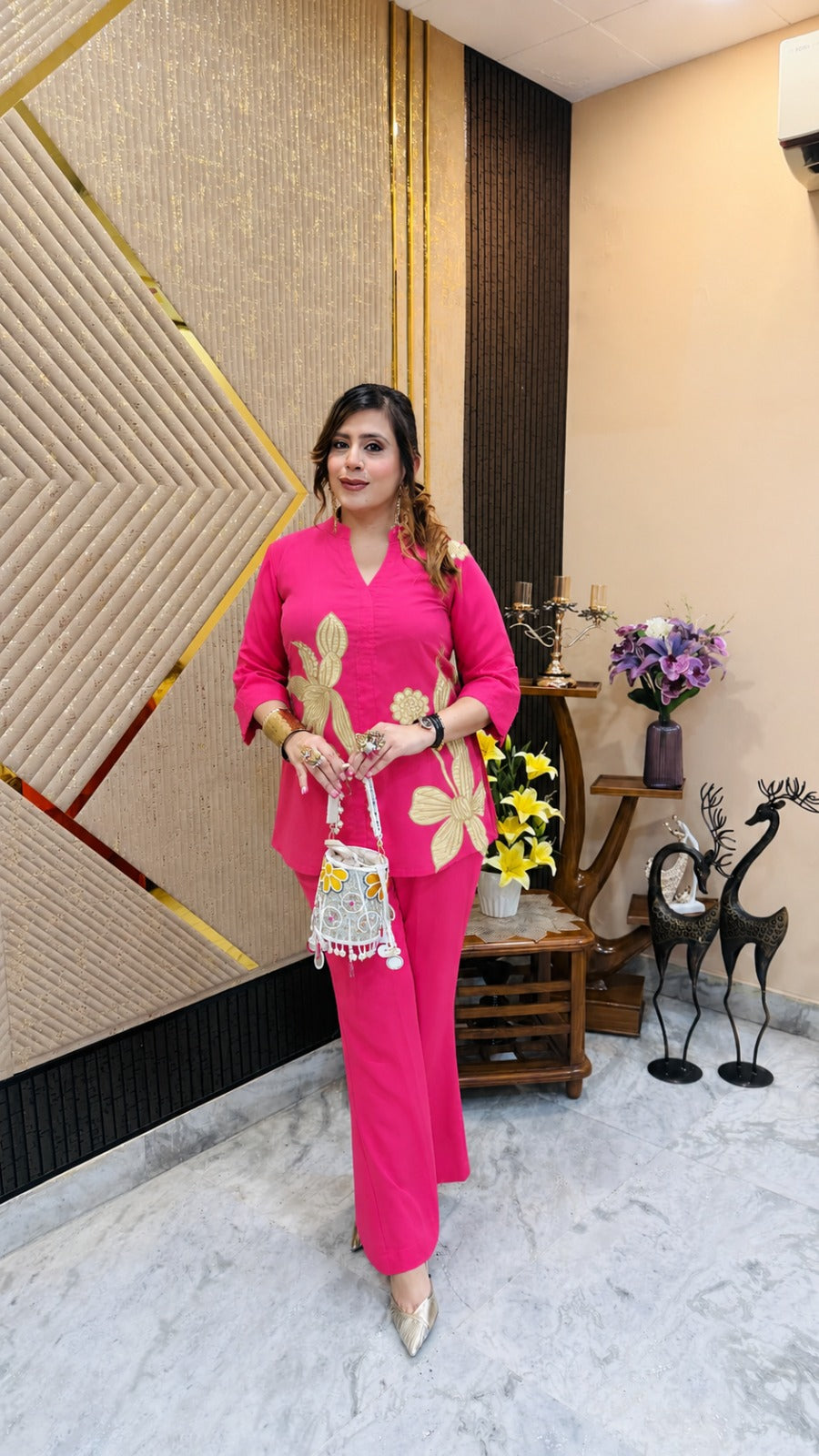 Gulabi Bloom Pink Co-Ord Set
