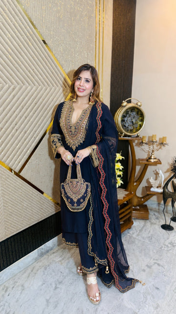 Midnight Regalia Navy Blue Suit