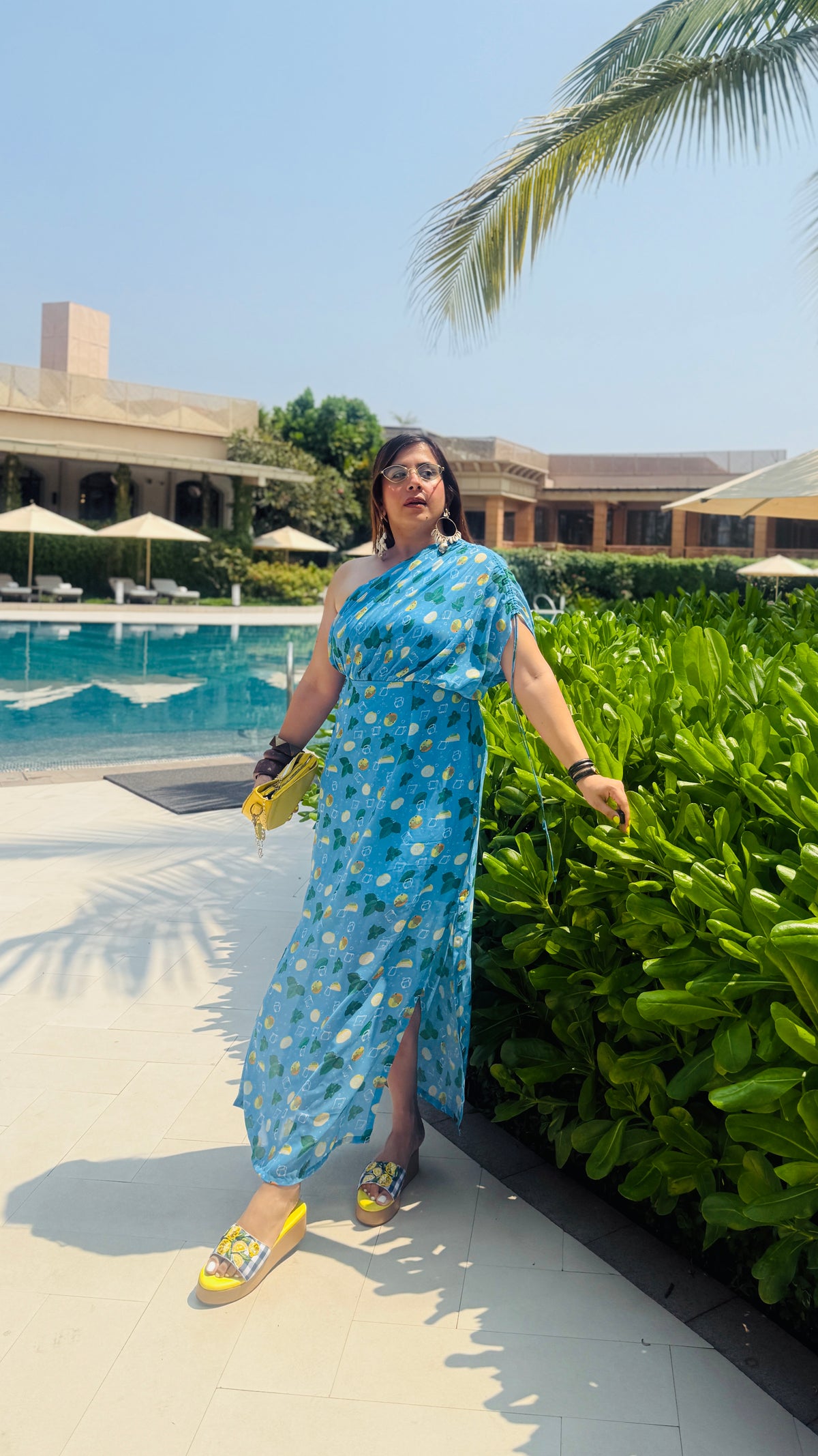 Amalfi Lemon Maxi Dress