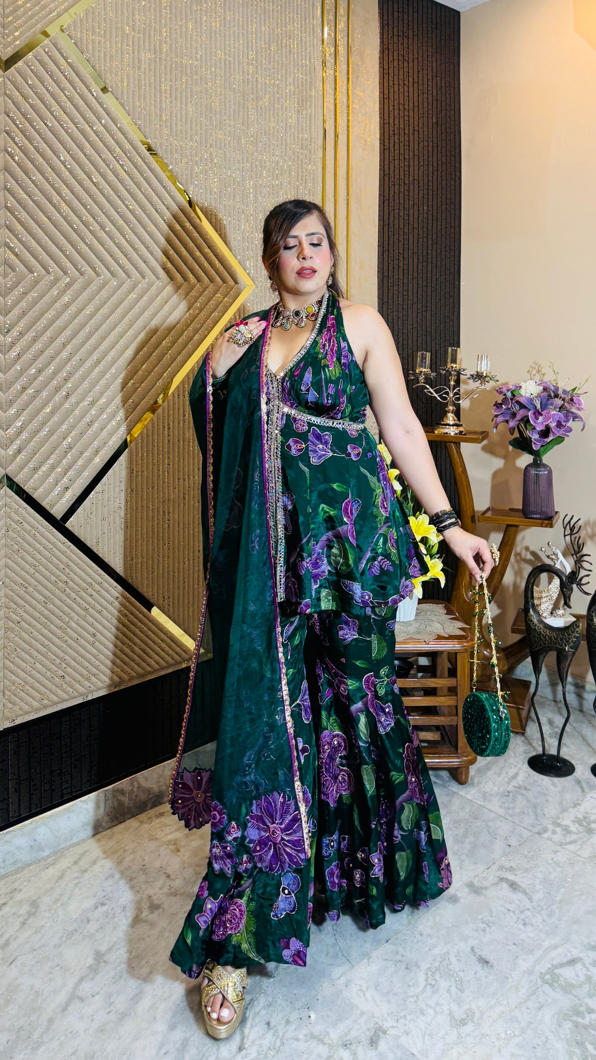 Greedy Green Garara Suit