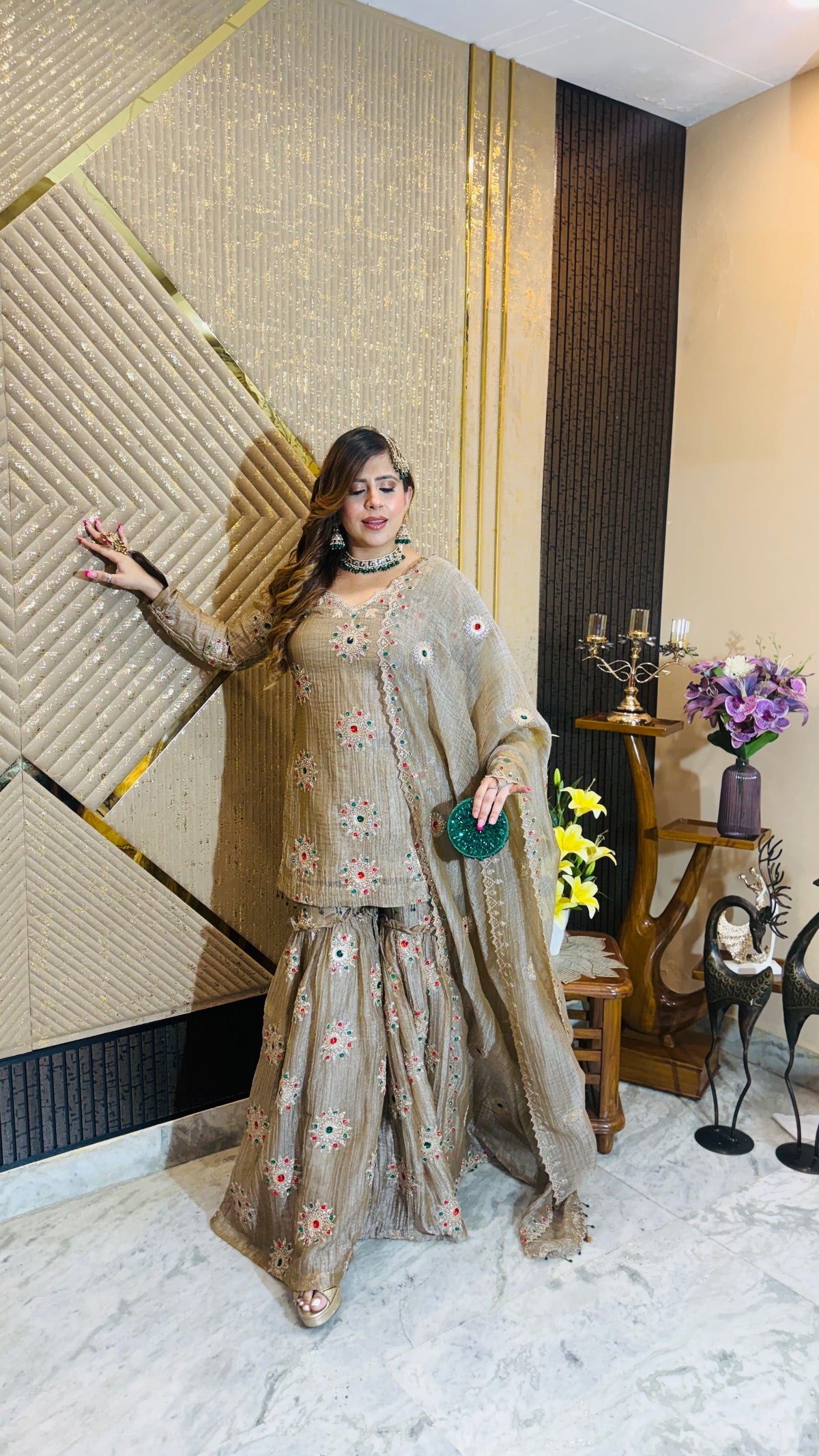Catch The Copper Garara Suit