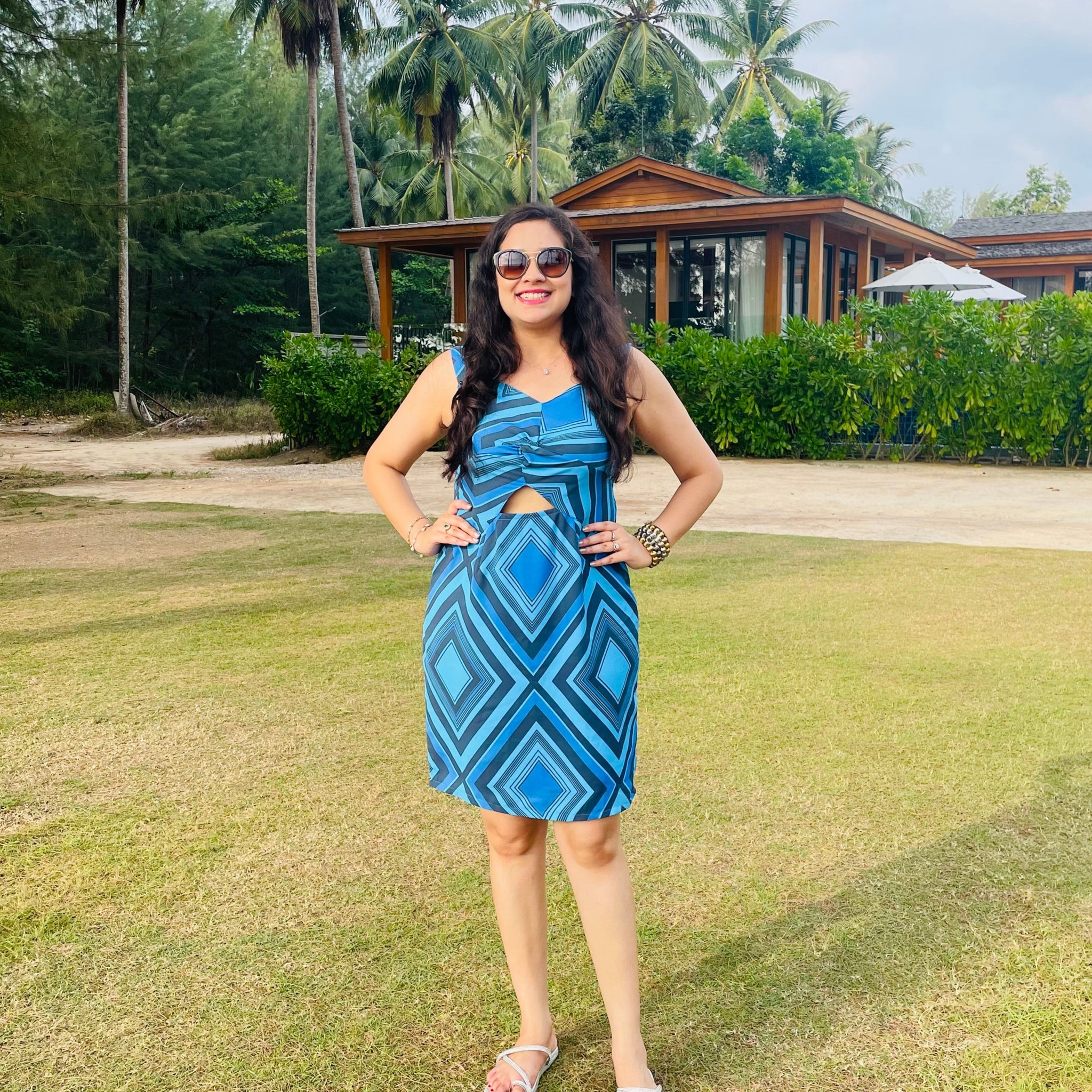 Blue Geometrical Love