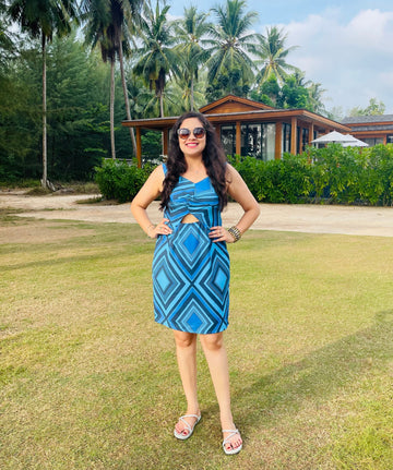 Blue Geometrical Love