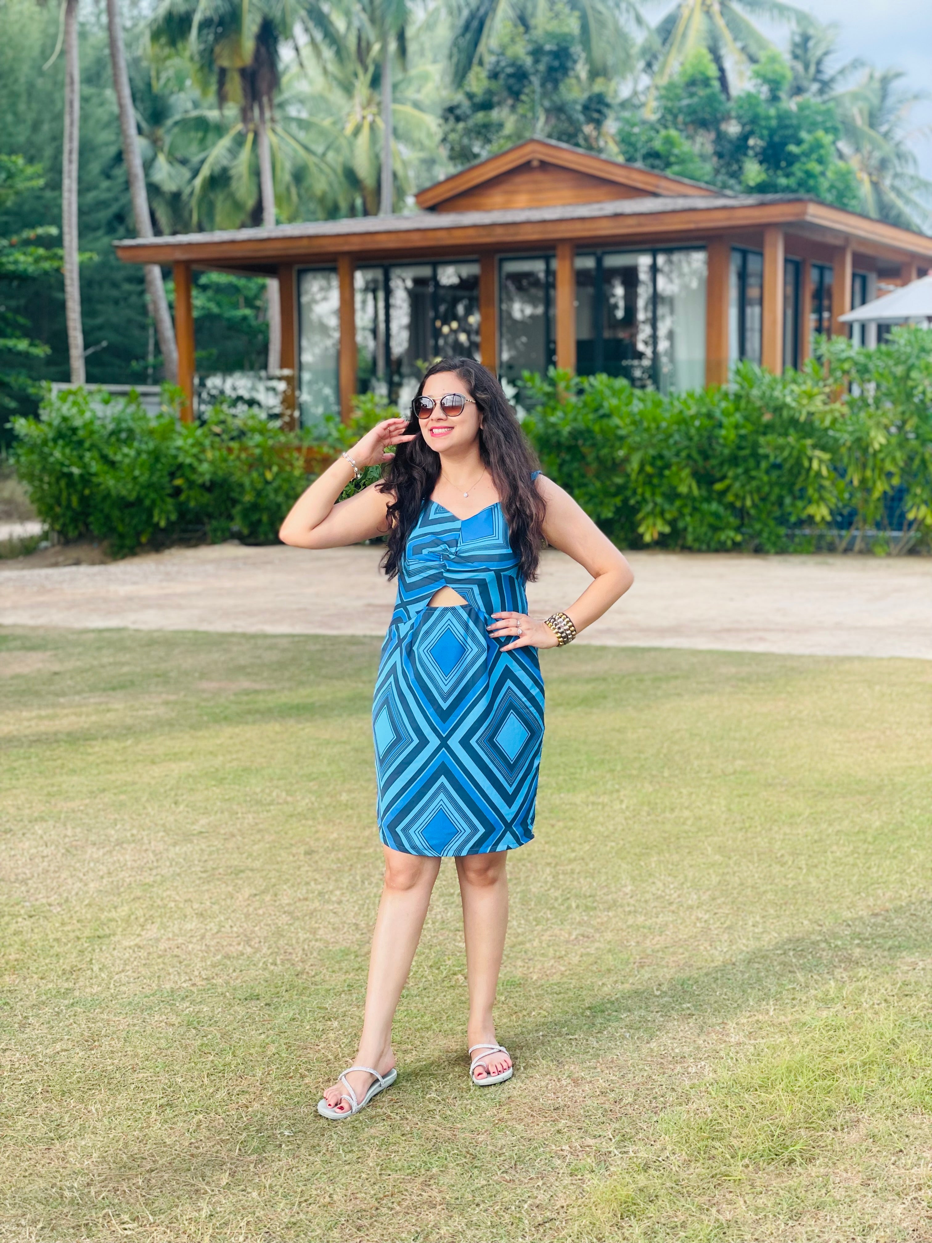 Blue Geometrical Love