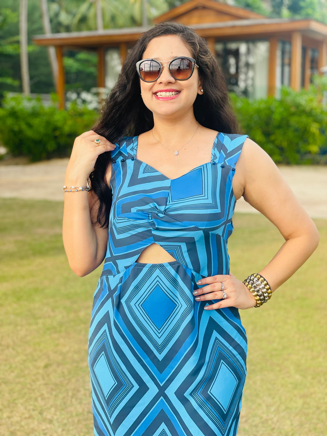 Blue Geometrical Love