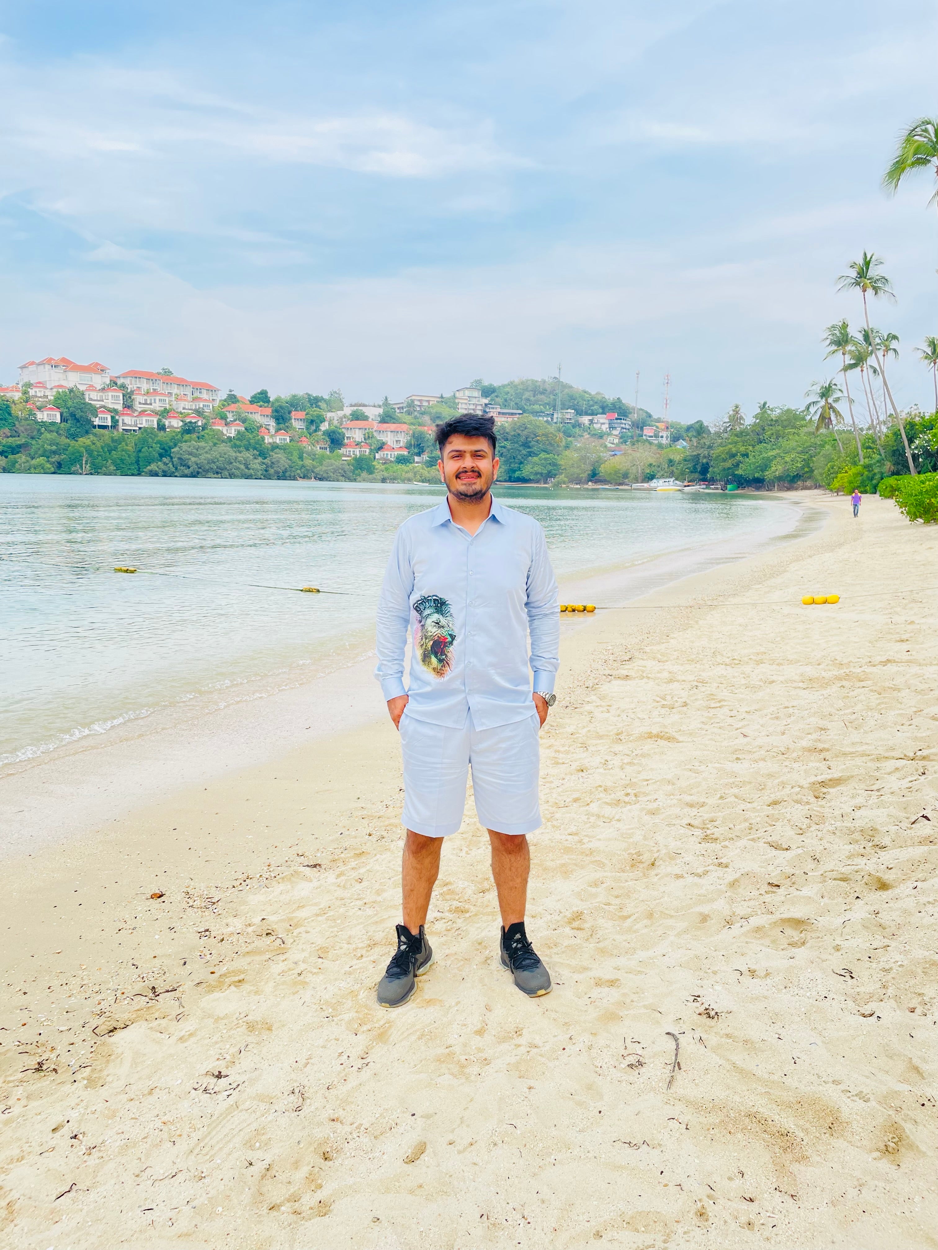 Menswear Sky Blue Co-ord