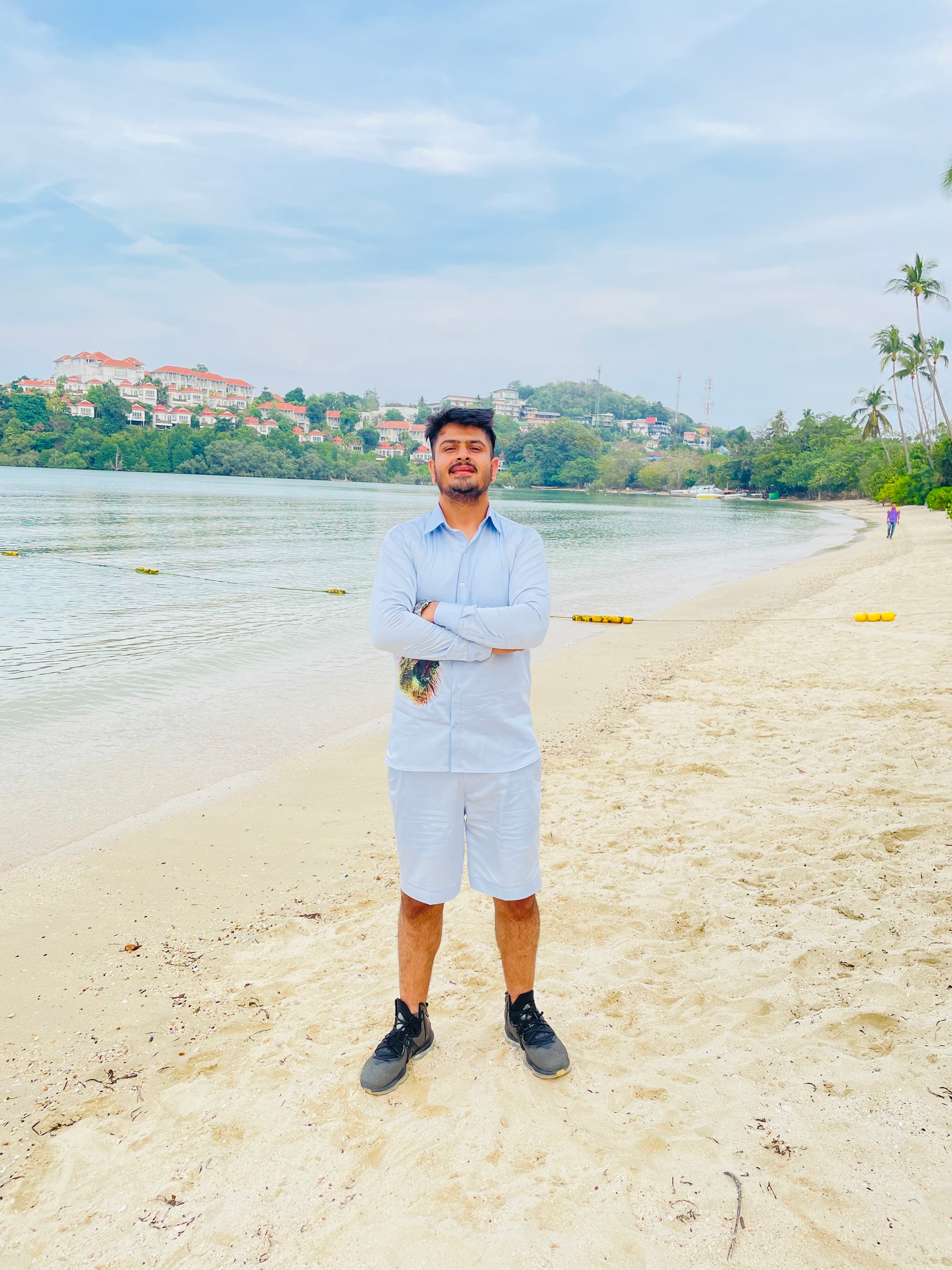 Menswear Sky Blue Co-ord