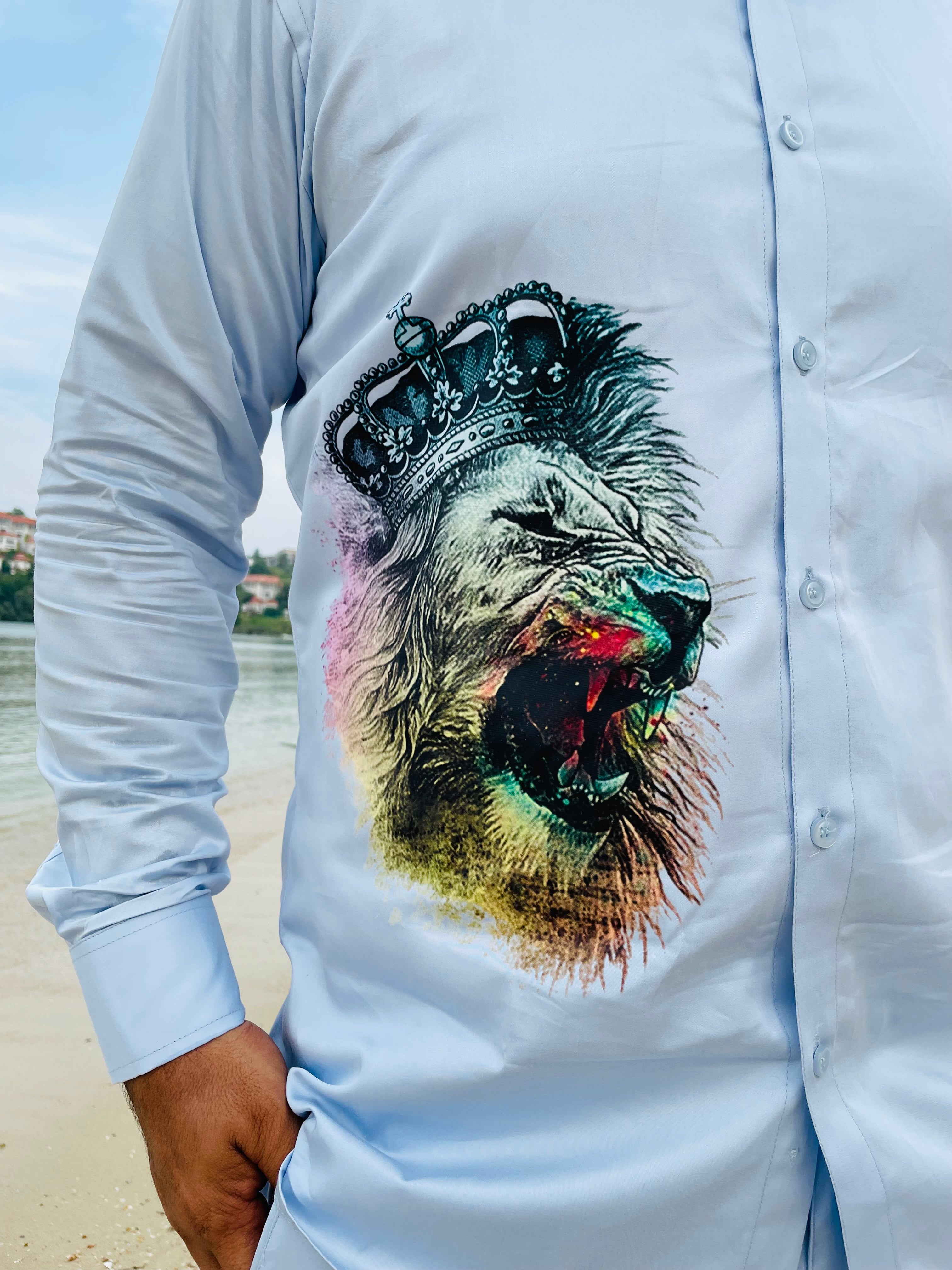 Menswear Sky Blue Co-ord