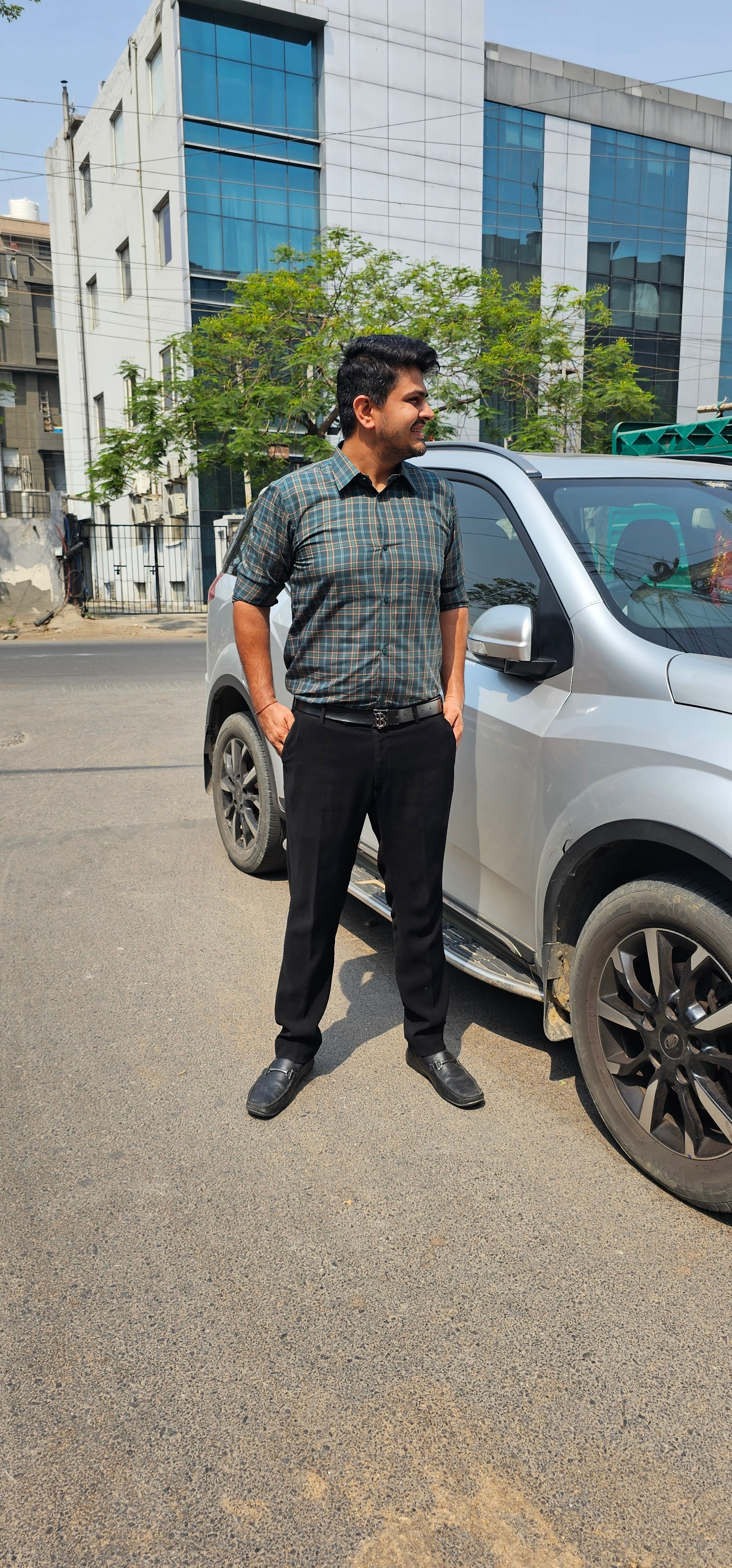 Menswear Green Shirt