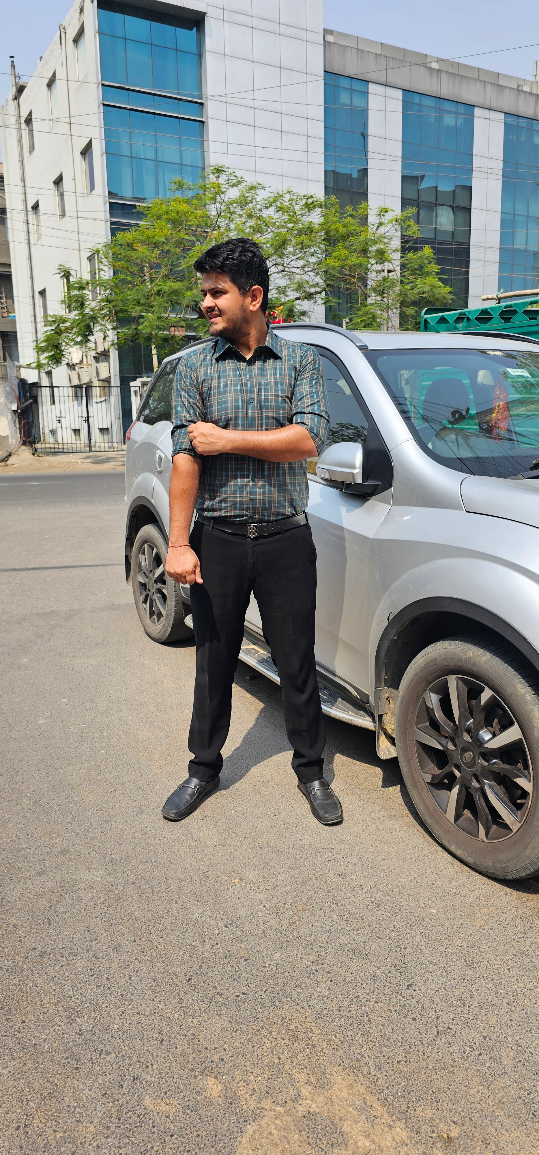 Menswear Green Shirt