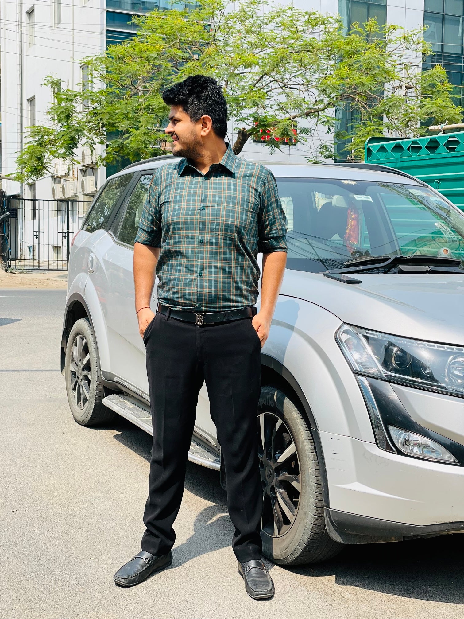 Menswear Green Shirt