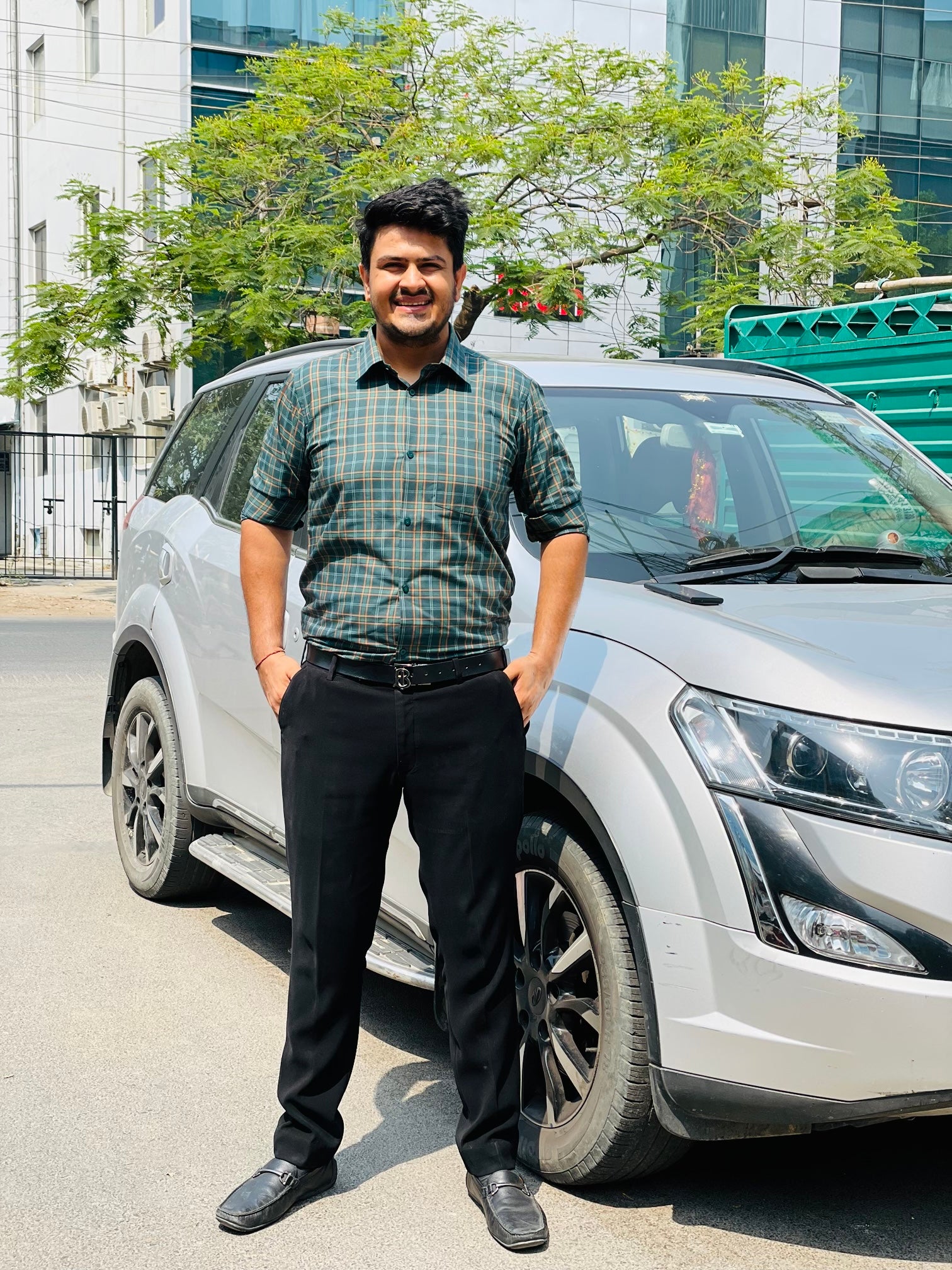 Menswear Green Shirt