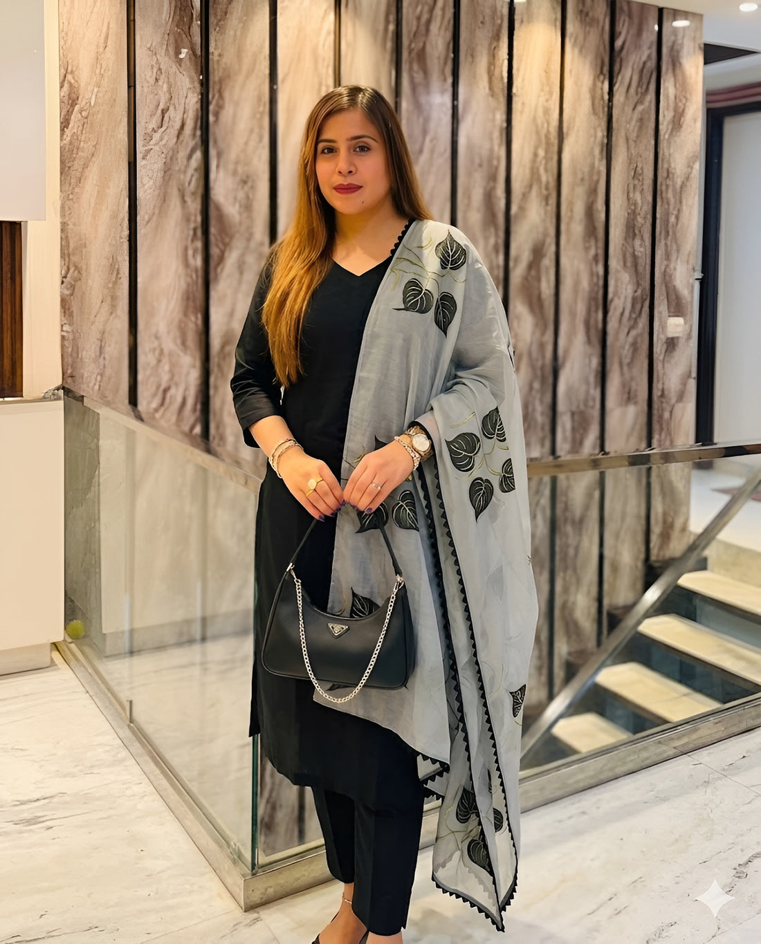 Black Rayon Suit