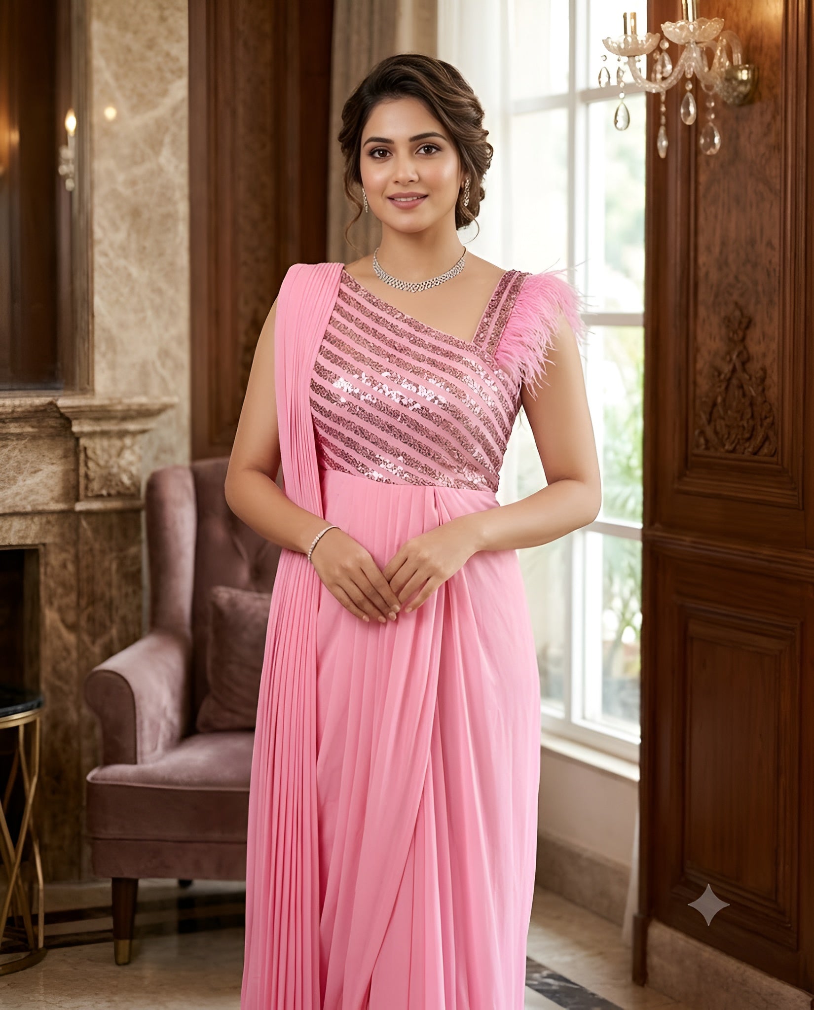 Baby Pink Drape