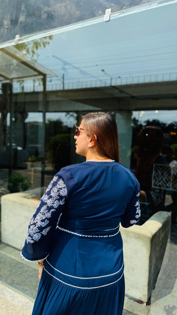 Beijing Blue Midi Dress