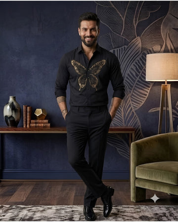 Midnight Monarch Black Shirt