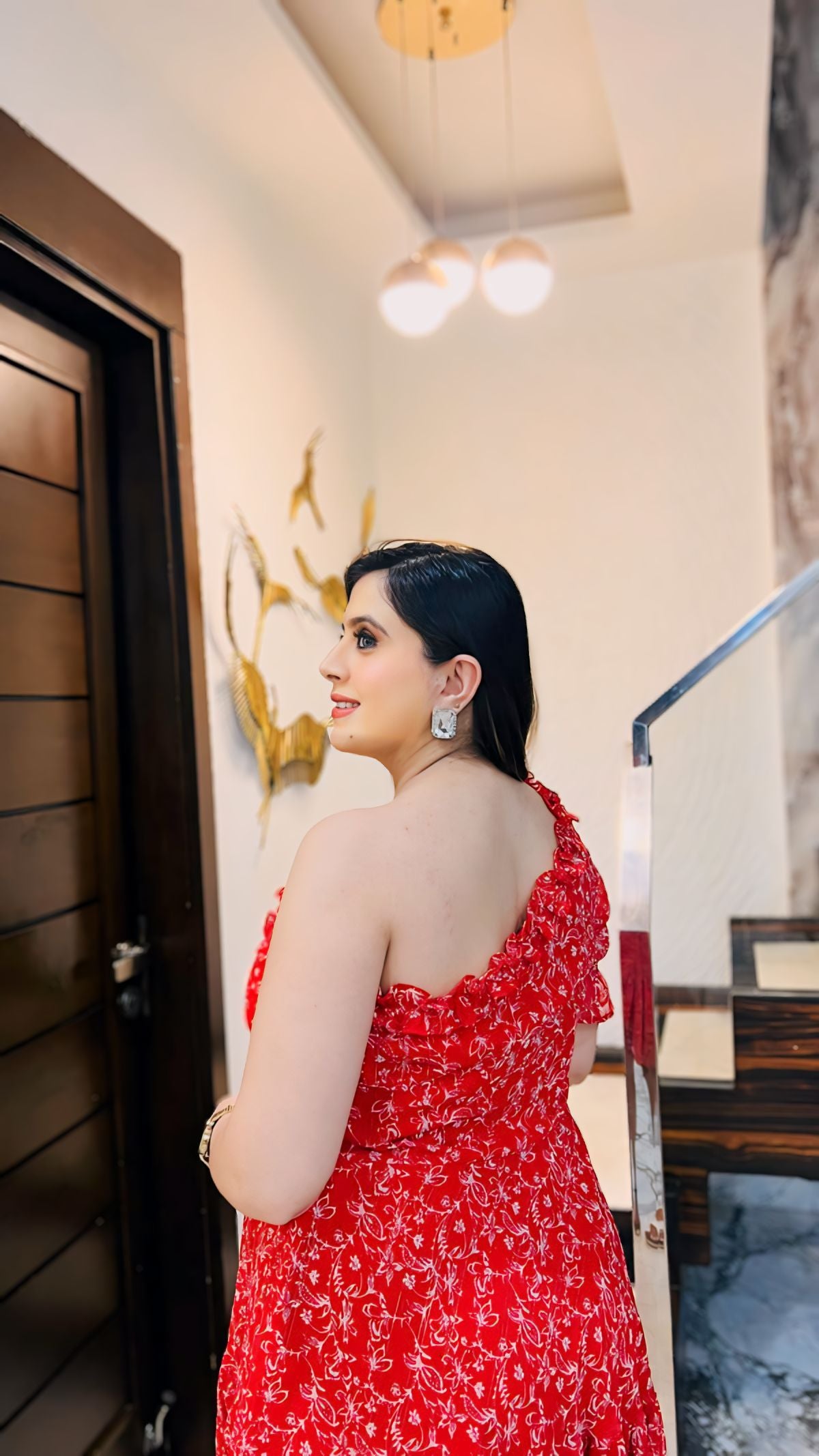 Red Lurex Mama Dress