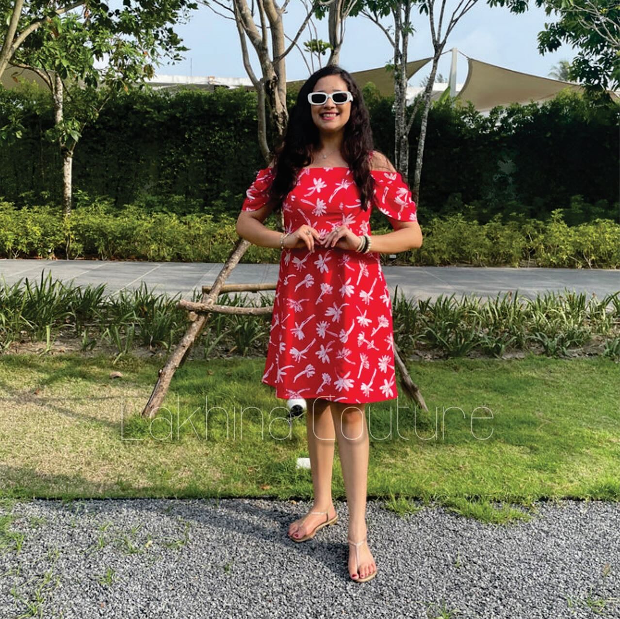 Red Beach Dress