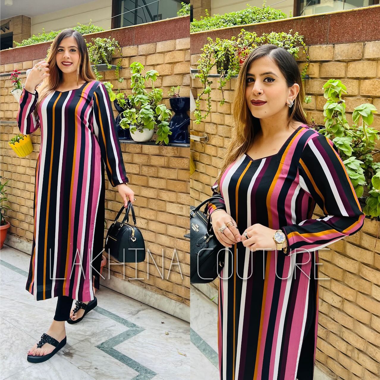 Stunning Stripes Kurti