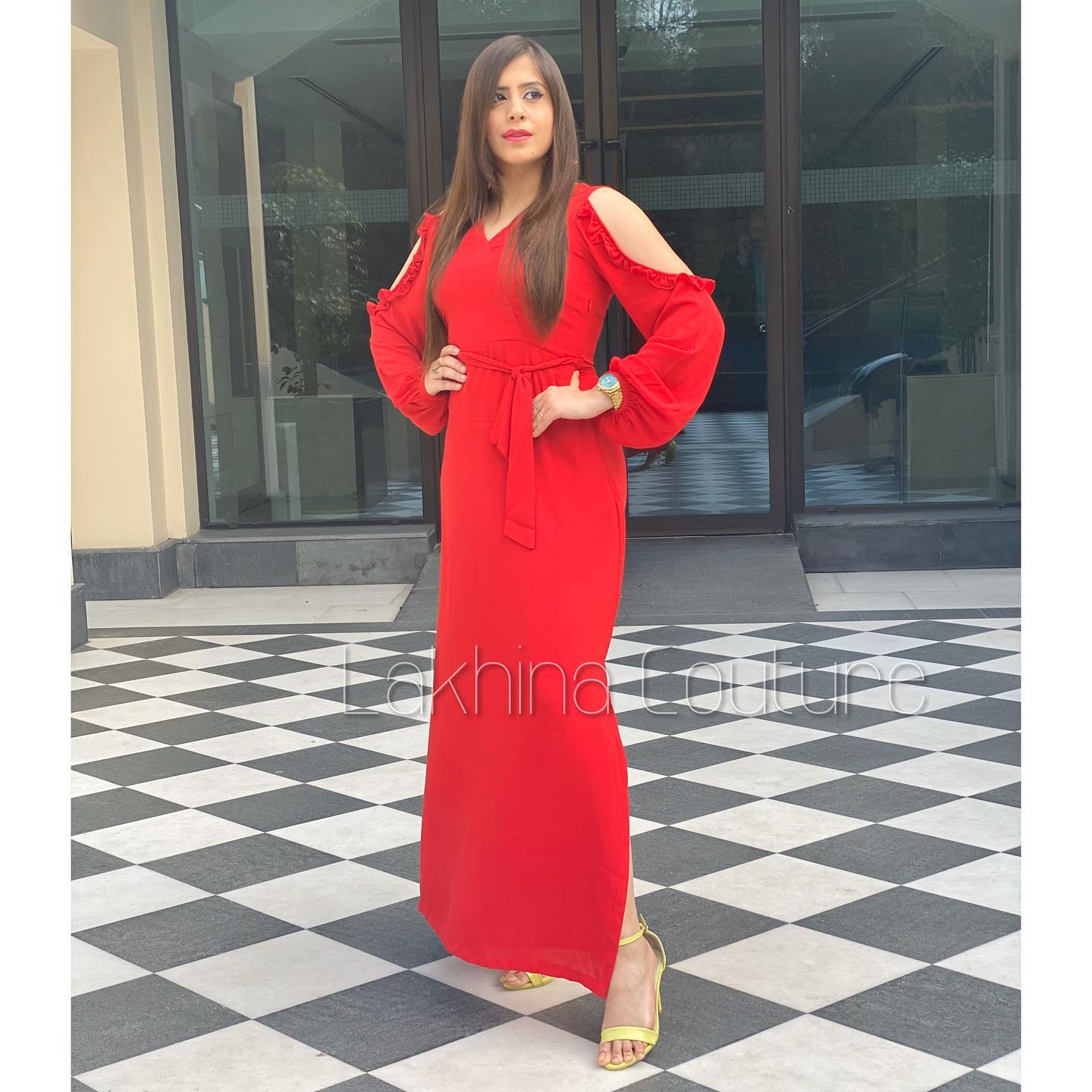 Red Unique Maxi