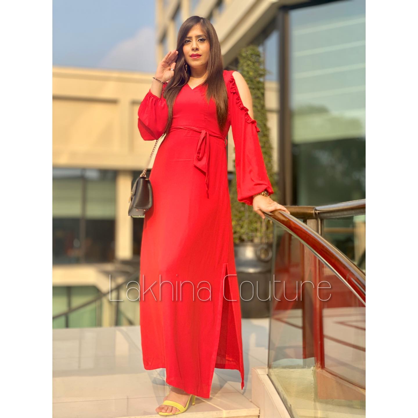 Red Unique Maxi