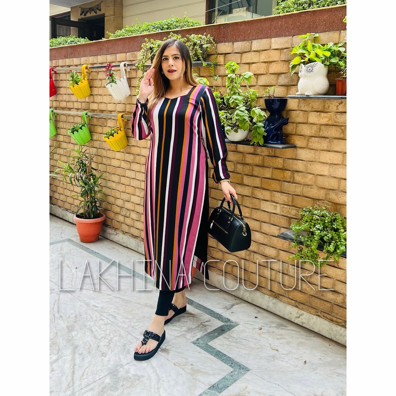 Stunning Stripes Kurti