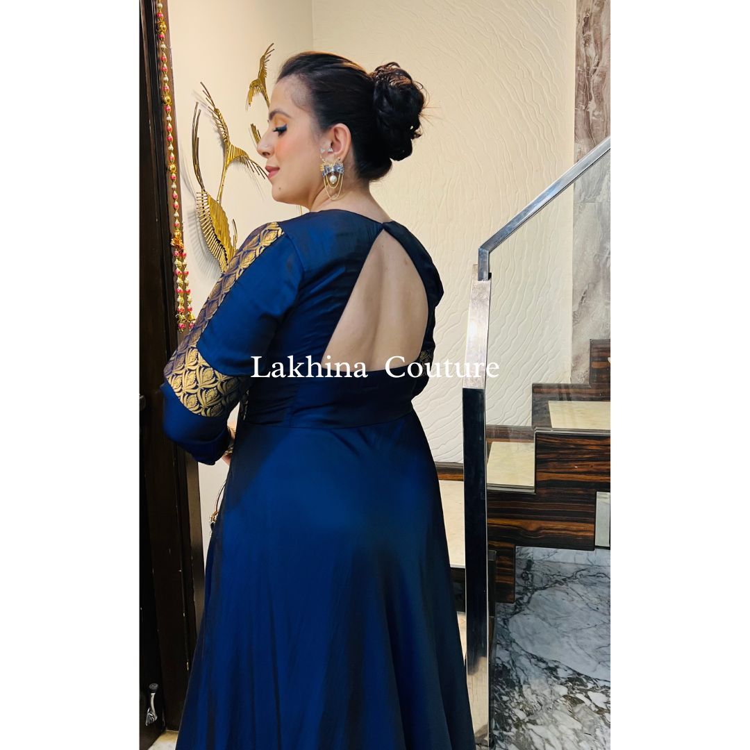 Dual Blue Winter Gown