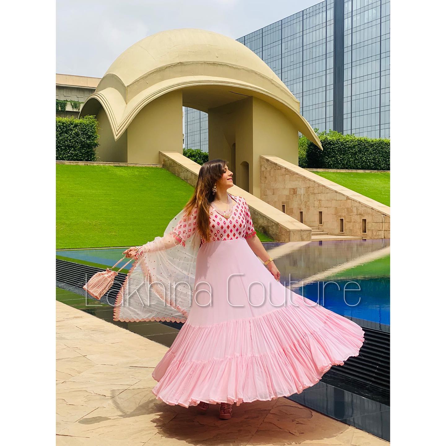 Baby Pink Stunning Anarkali