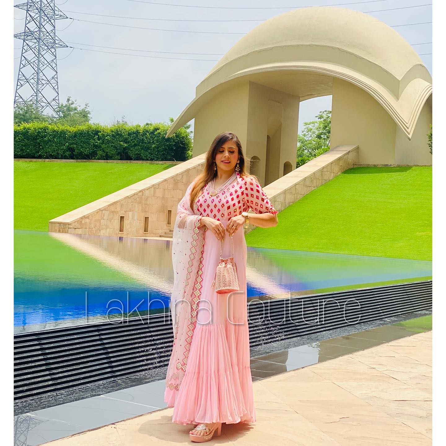Baby Pink Stunning Anarkali