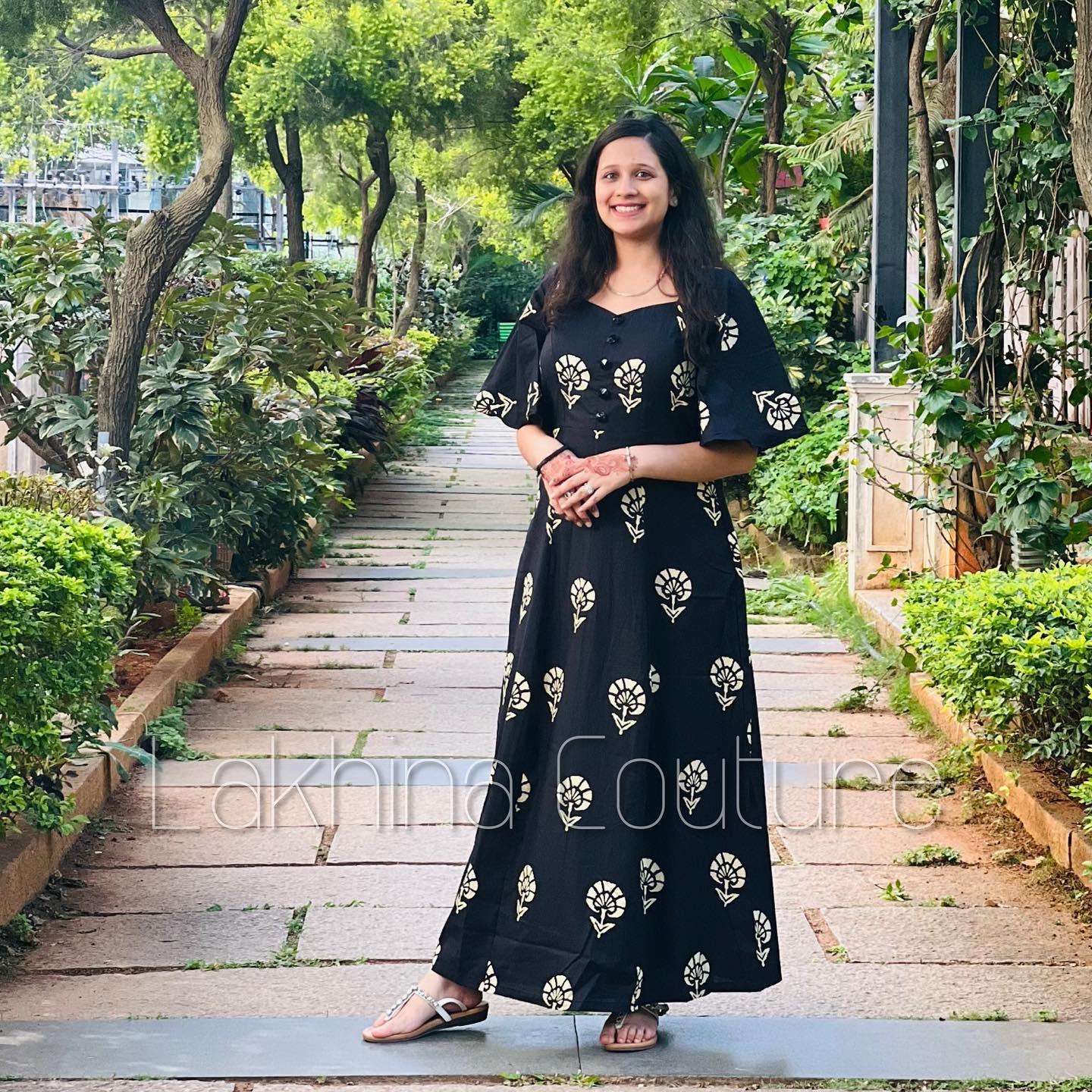 Black Batik Maxi