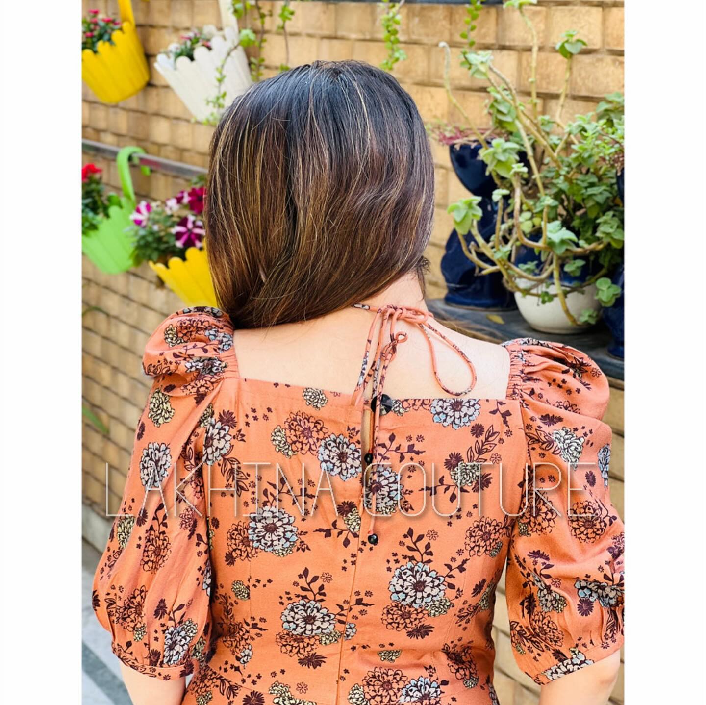 Cute Peach Jumpsuit