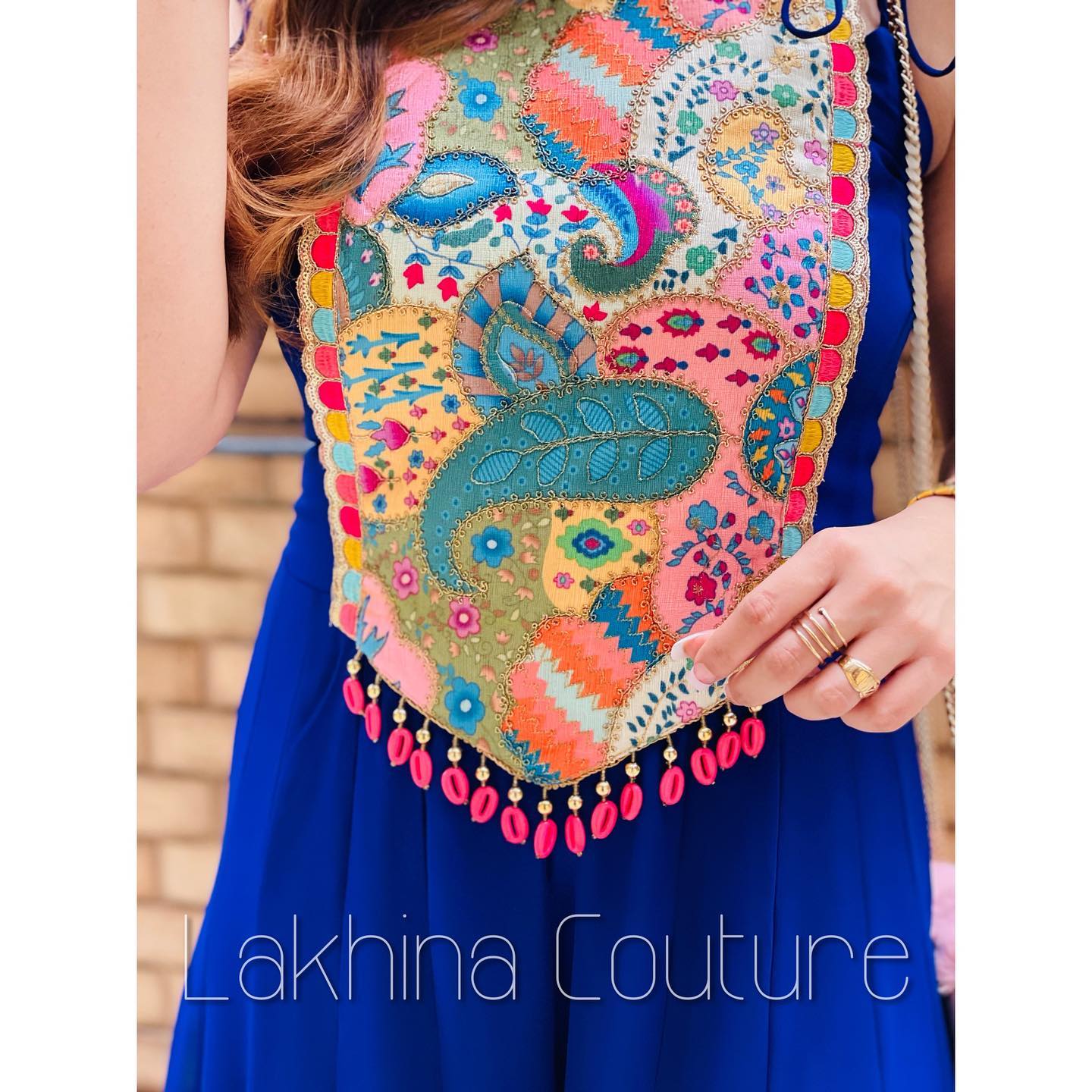 Royal Blue Ethnic Jumpsuit