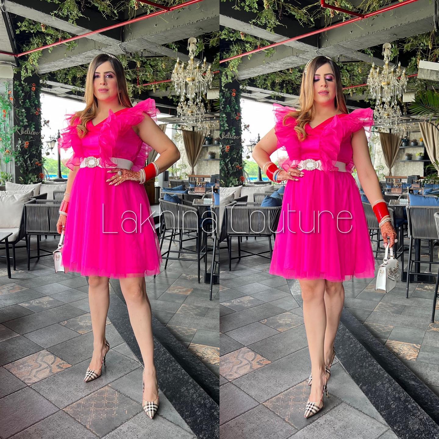 Pink Organza Dress